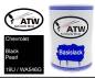 Preview: Chevrolet, Black Pearl, 19U / WA546G: 500ml Lackdose, von ATW Autoteile West.